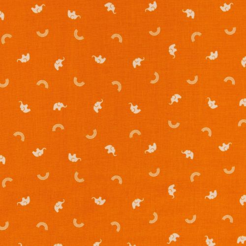 COTON LUCKY CHARM PAR GHAZAL RAZAVI POUR FIGO - ELEPHANT ORANGE