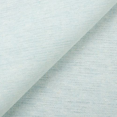 POPELINE DE COTON LIN ESSEX YARN DYED PAR ROBERT KAUFMAN - AQUA