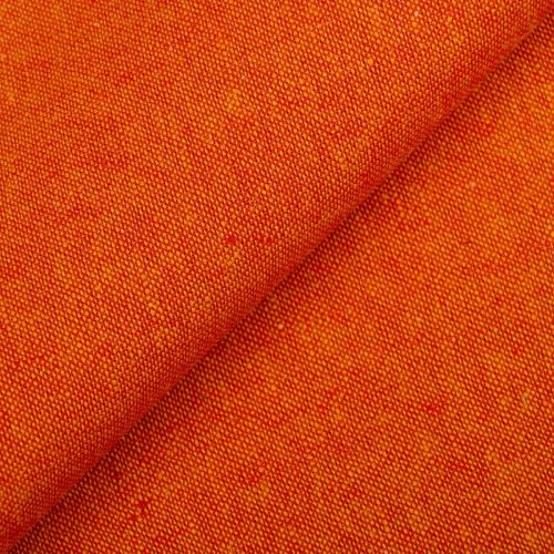 POPELINE DE COTON LIN ESSEX YARN DYED PAR ROBERT KAUFMAN - FLAMME