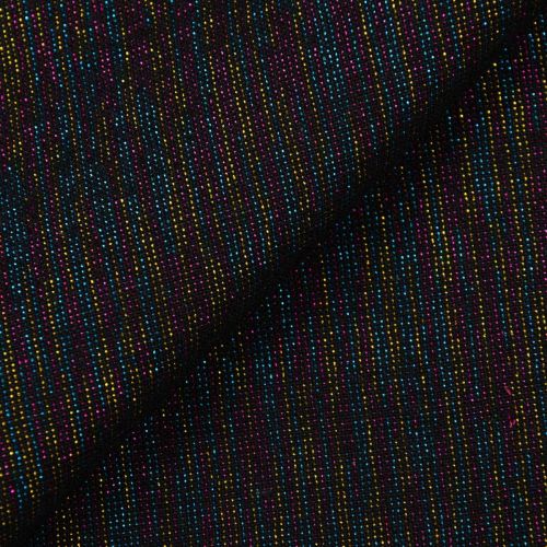 POPELINE DE COTON LIN ESSEX YARN DYED METALLIC PAR ROBERT KAUFMAN - ARC-EN-CIEL