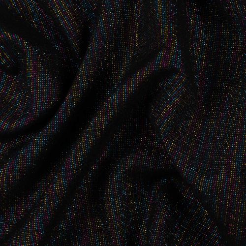 POPELINE DE COTON LIN ESSEX YARN DYED METALLIC PAR ROBERT KAUFMAN - ARC-EN-CIEL