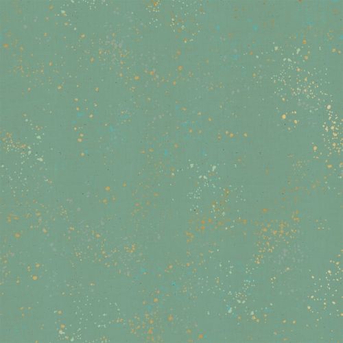 COTON SPECKLED PAR RASHIDA COLEMAN HALE POUR RUBY STAR SOCIETY - AQUA