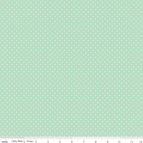 COTON SWISS DOTS PAR RILEY BLAKE - MENTHE