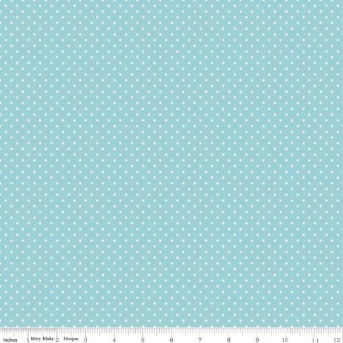 COTON SWISS DOTS PAR RILEY BLAKE - AQUA