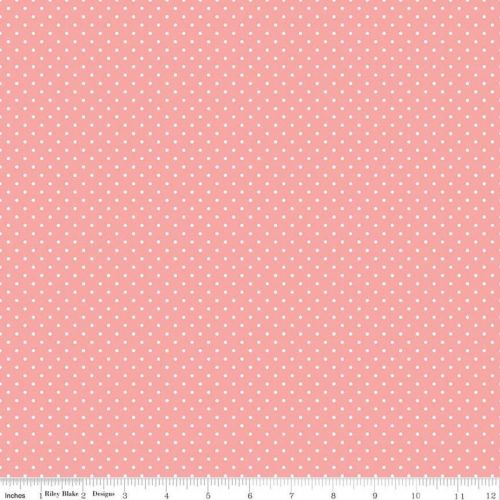 COTON SWISS DOTS PAR RILEY BLAKE - CORAIL