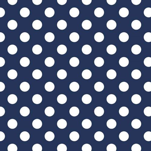 COTON MEDIUM DOTS PAR RILEY BLAKE -  MARINE
