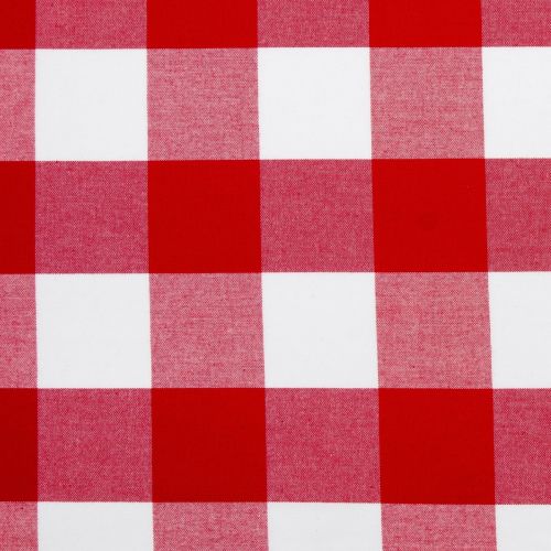 COTON CAROLINA GINGHAM PAR ROBERT KAUFMAN - 2'' TISSÉ CRIMSON