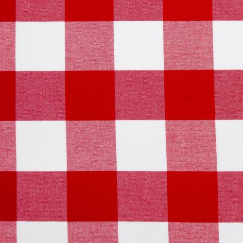 COTON CAROLINA GINGHAM PAR ROBERT KAUFMAN - 2'' TISSÉ CRIMSON