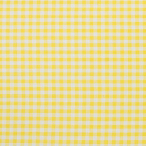 COTON CAROLINA GINGHAM PAR ROBERT KAUFMAN - 1/4'' TISSÉ JAUNE