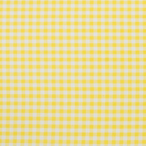 COTON CAROLINA GINGHAM PAR ROBERT KAUFMAN - 1/4'' TISSÉ JAUNE