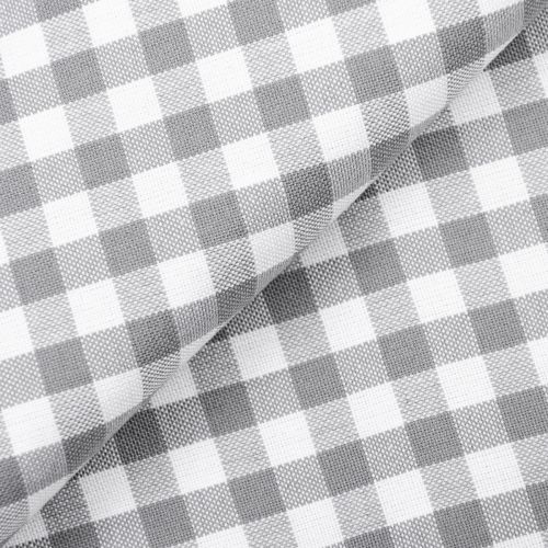 COTON CAROLINA GINGHAM PAR ROBERT KAUFMAN - 1/4'' TISSÉ GRIS