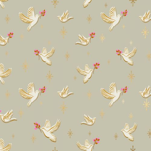 COTON CANDLELIGHT PAR ALEXIA ABEGG , MELODY MILLER POUR RUBY STAR SOCIETY - DOVES WOOL