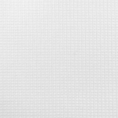 COTON GAUFFRÉ NID D'ABEILLE - BLANC