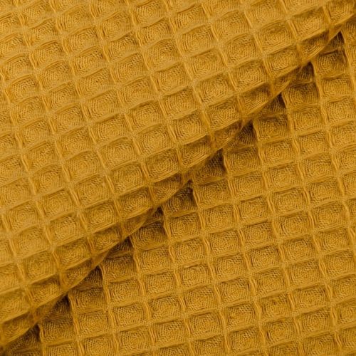 COTON GAUFFRÉ NID D'ABEILLE - CHAMEAU