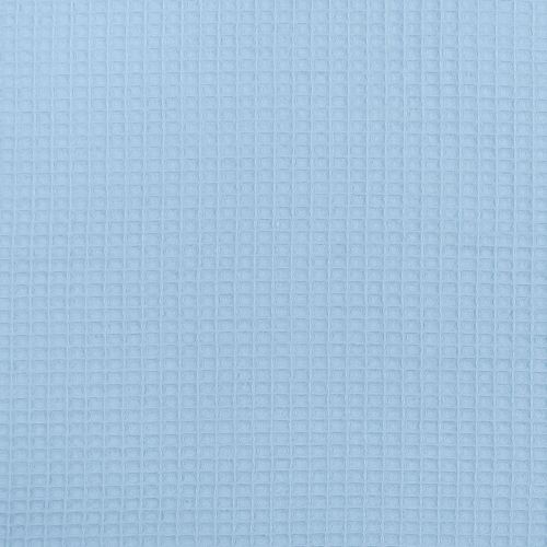 COTON GAUFFRÉ NID D'ABEILLE - CIEL