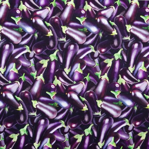COTON FOOD FESTIVAL PAR ELIZABETH STUDIO - AUBERGINE MAUVE