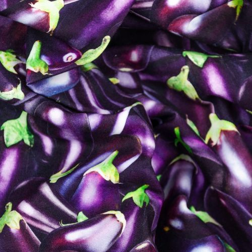 COTON FOOD FESTIVAL PAR ELIZABETH STUDIO - AUBERGINE MAUVE