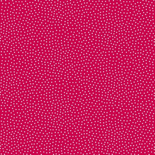COTON FRECKLE DOT PAR ANDOVER - ROUGE
