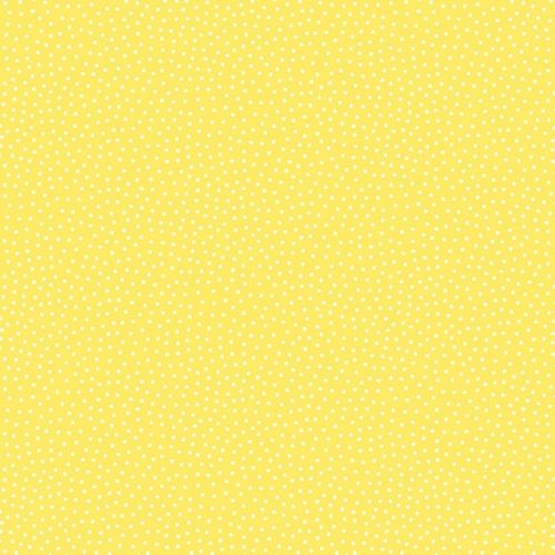 COTON FRECKLE DOT PAR ANDOVER - JAUNE