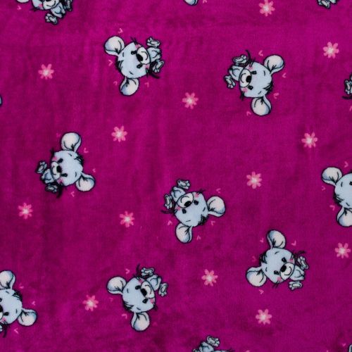 POLAR PELUCHE SOURIS - FUSCHIA