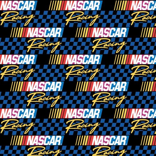 COTON NASCAR PAR CAMELOT - RETRO NASCAR BLEU
