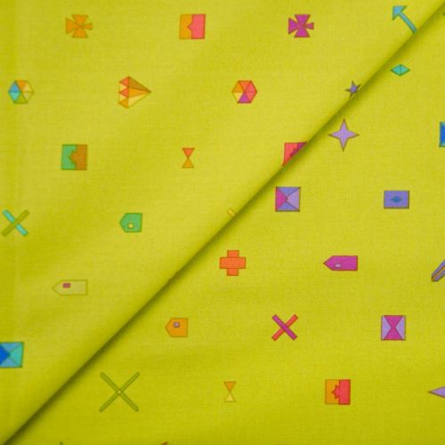 COTON SUN PRINT 2021 PAR ALISON GLASS POUR ANDOVER - TRINKET MARGARITA