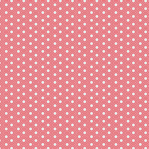 COTON TULA'S TRUE COLORS PAR TULA PINK POUR FREESPIRIT - HEXY FLAMINGO