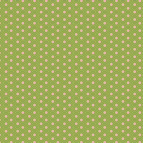 COTON TULA'S TRUE COLORS PAR TULA PINK POUR FREESPIRIT - HEXY JUNIPER