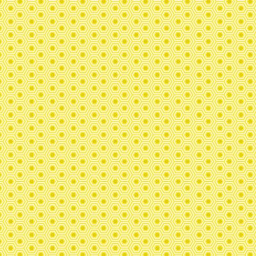 COTON TULA'S TRUE COLORS PAR TULA PINK POUR FREESPIRIT - HEXY SUNSHINE