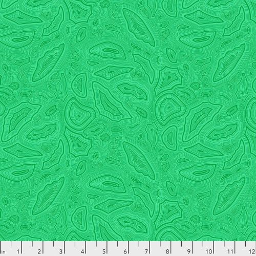 COTON TULA'S TRUE COLORS PAR TULA PINK POUR FREESPIRIT - MINERAL EMERAUDE