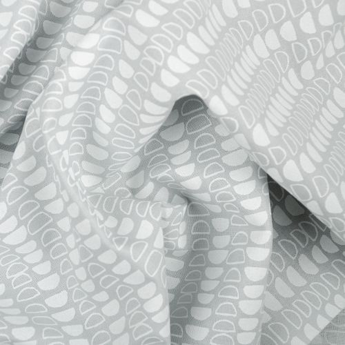 POPELINE QUARRY TRAIL PAR NOODLEHEAD & ANNA GRAHAM POUR ROBERT KAUFMAN - DEMI LUNE ARGENT