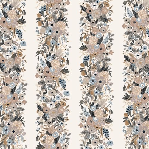 COTON GARDEN PARTY PAR RIFLE PAPER CO. POUR COTTON + STEEL - VINES LIN MULTI