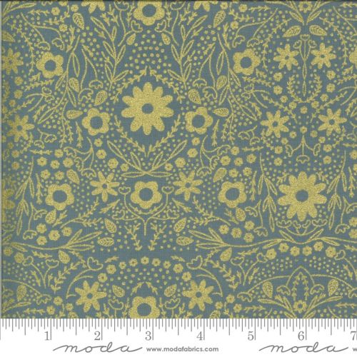 COTON DWELL IN POSSIBILITY PAR GINGIBER POUR MODA - FULL BLOOM CIEL