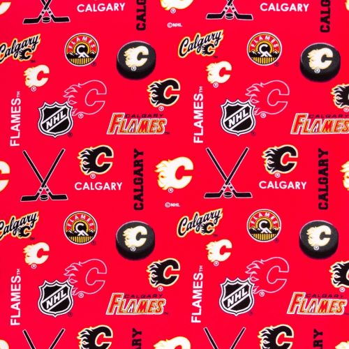 FLANNELETTE NHL PAR SYKEL - CALGARY FLAMES ROUGE