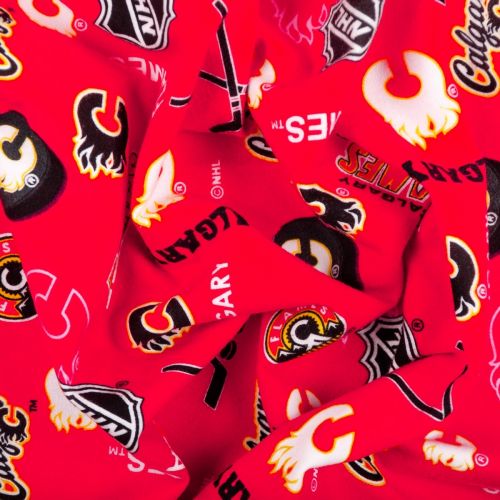 FLANNELETTE NHL PAR SYKEL - CALGARY FLAMES ROUGE