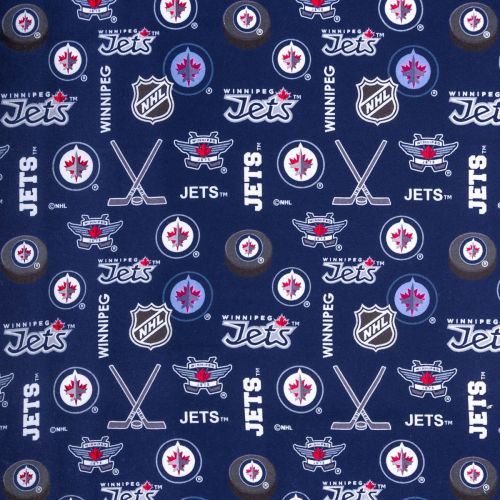 FLANNELETTE NHL PAR SYKEL - WINNIPEG JETS BLEU