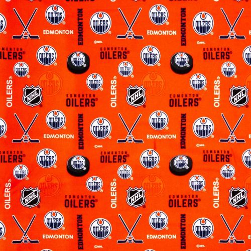 FLANELLETTE NHL PAR SYKEL - EDMONTON OILERS ORANGE