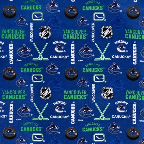 FLANNELETTE NHL PAR SYKEL - VANCOUVER CANUCKS BLEU