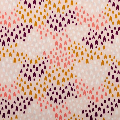 COTON POP! PAR NIEVES HERRANCE POUR COTTON+STEEL - SUMMER OF LOVE SUGAR POPPY