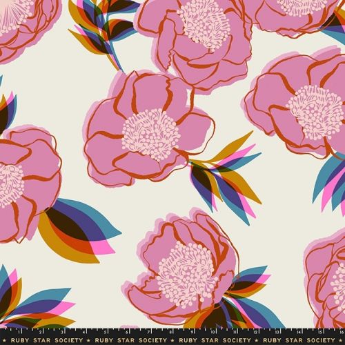 COTON SATINÉ 108 PO RISE PAR MELODY MILLER POUR RUBY STAR SOCIETY  - BEAM COQUILLE