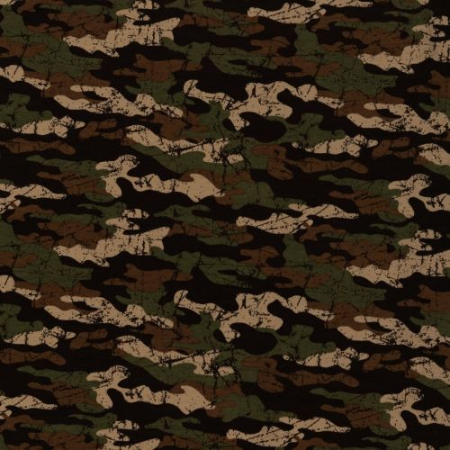 TRICOT FRANÇAIS PAR POPPY - CAMOUFLAGE BRUN