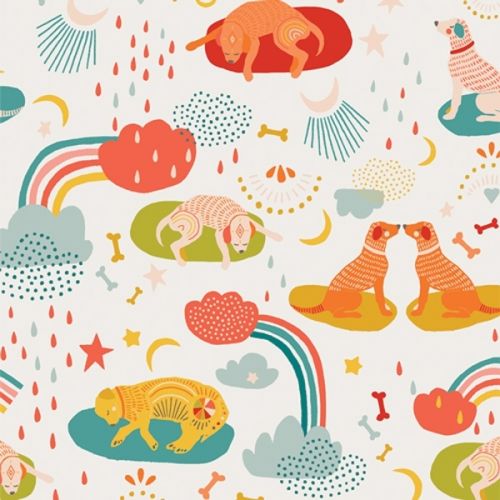 COTON OH WOOF! PAR ART GALLERY - DAYDREAM DOGDREAM MULTI