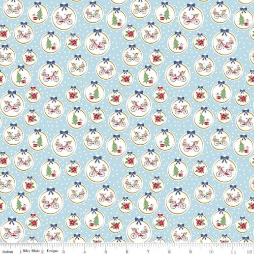 COTON CHRISTMAS ADVENTURE PAR BEVERLY MCCULLOUGH POUR RILEY BLAKE - ORNAMENTS WATERFALL