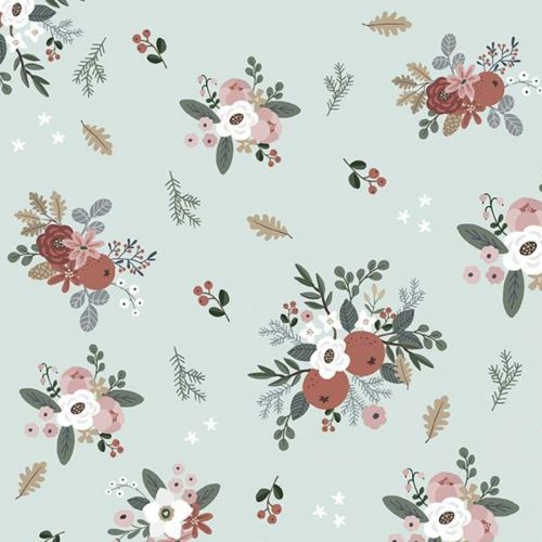 COTON WARM WISHES PAR SIMPLE SIMON AND COMPANY POUR RILEY BLAKE - FLORAL CIEL