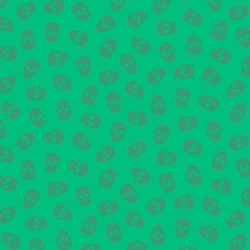 COTON THE WATCHER PAR LIBS ELLIOTT POUR ANDOVER - SMALL SKULL AQUA