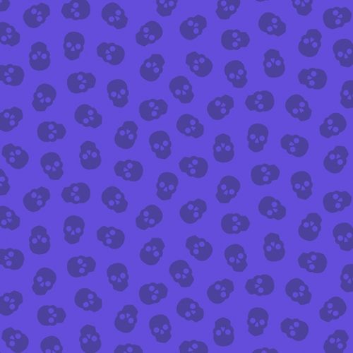 COTON THE WATCHER PAR LIBS ELLIOTT POUR ANDOVER - SMALL SKULL MAUVE