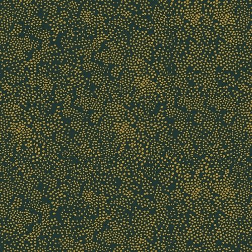 COTON HOLIDAY CLASSICS PAR RIFLE PAPER CO. POUR COTTON+STEEL - MENAGERIE CHAMPAGNE VERT