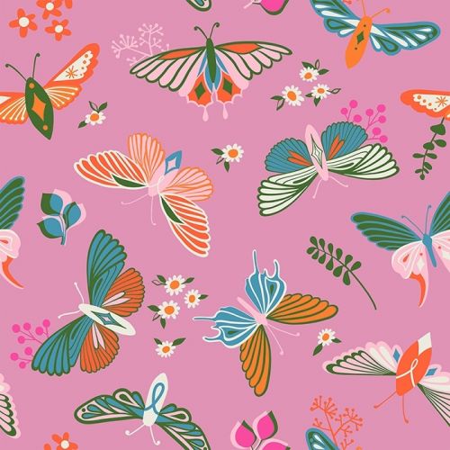 COTON STAY GOLD PAR MELODY MILLER POUR RUBY STAR SOCIETY & MODA - FLUTTER KISS