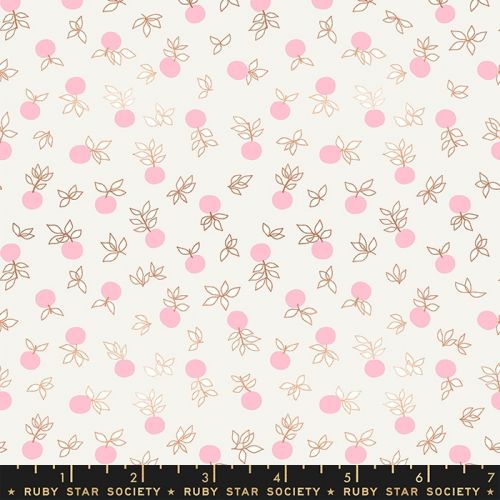 COTON STAY GOLD PAR MELODY MILLER POUR RUBY STAR SOCIETY & MODA - BLOSSOM CRÈME SODA