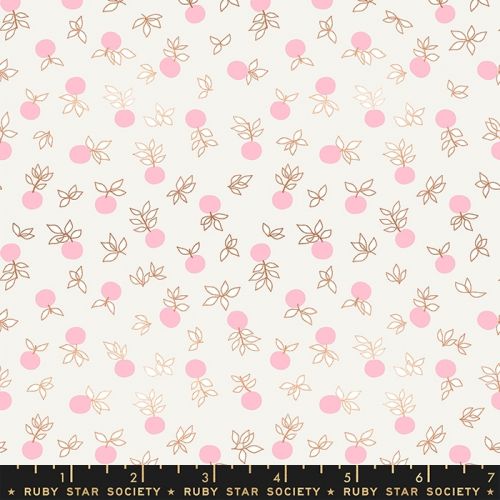 COTON STAY GOLD PAR MELODY MILLER POUR RUBY STAR SOCIETY & MODA - BLOSSOM CRÈME SODA